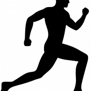 Running Silhouette PNG HD Quality