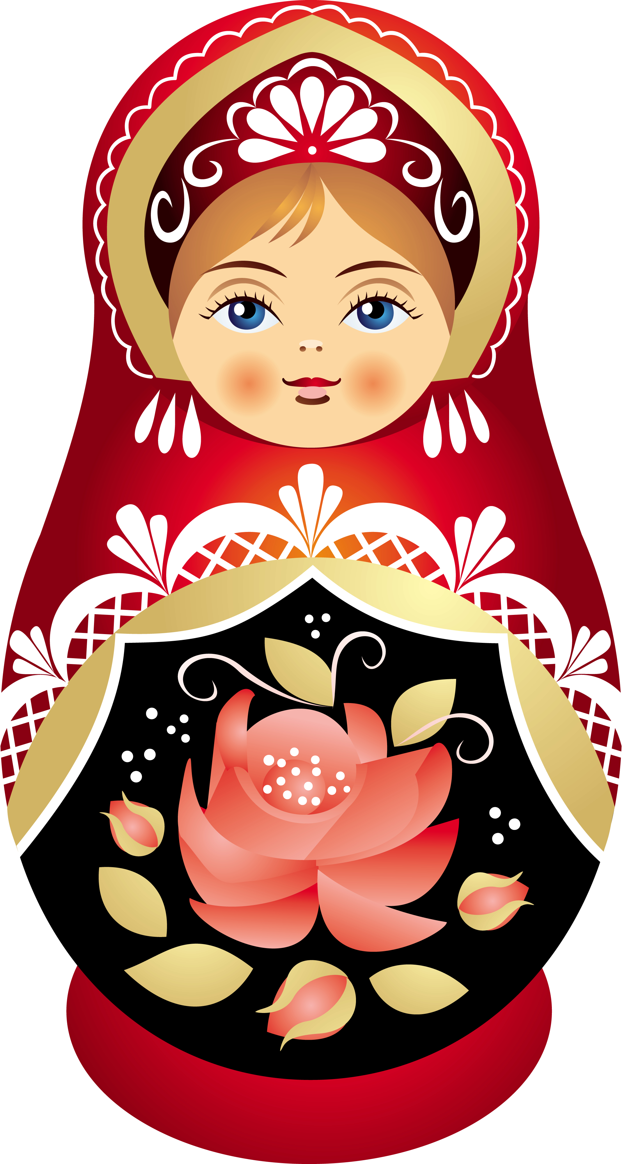 Russian Matryoshka Doll PNG File