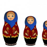 Russian Matryoshka Doll PNG Free Download