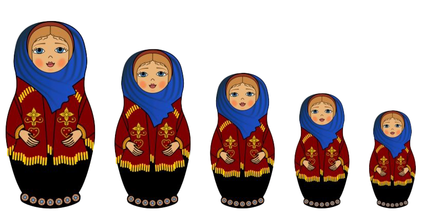 Russian Matryoshka Doll PNG Free Download