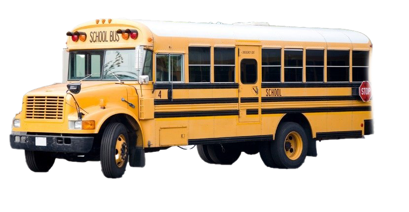 Side View School Bus PNG File