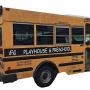 Side View School Bus PNG Gambar Gratis