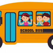 Visualização lateral Bus de ônibus escolar PNG HD Imagem