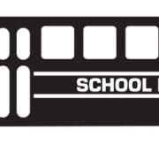 Vista lateral Imagen de PNG de autobús escolar