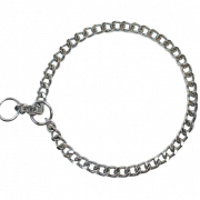 Silver Dog Chain PNG Image
