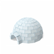 Snow House PNG HD Image