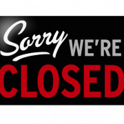 Sorry We Are Closed PNG