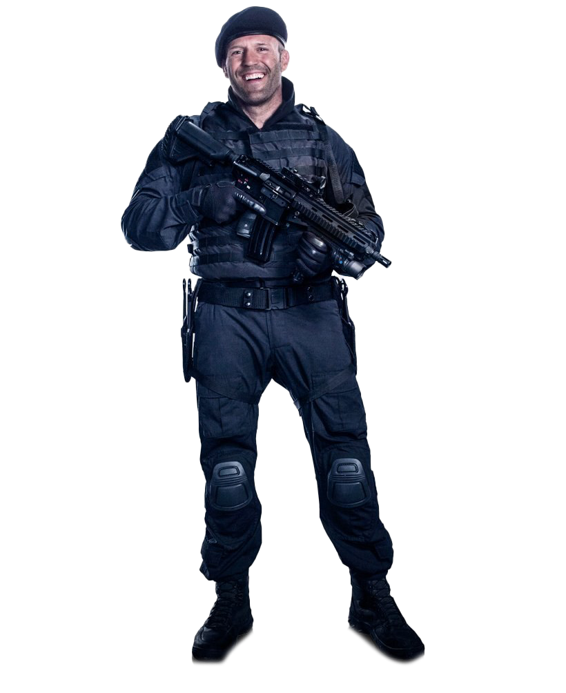 Standing Jason Statham PNG Picture