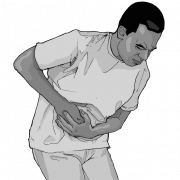Arquivo de imagem PNG de dor de estômago