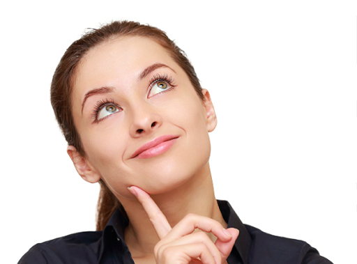 Mujer pensando png clipart
