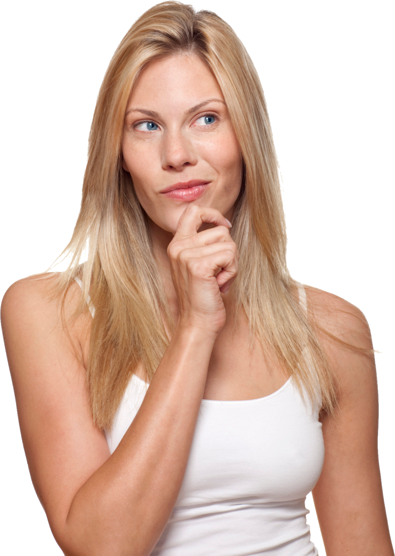 Thinking Woman Png Transparent Images Png All