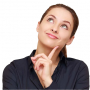 Thinking Woman PNG Images