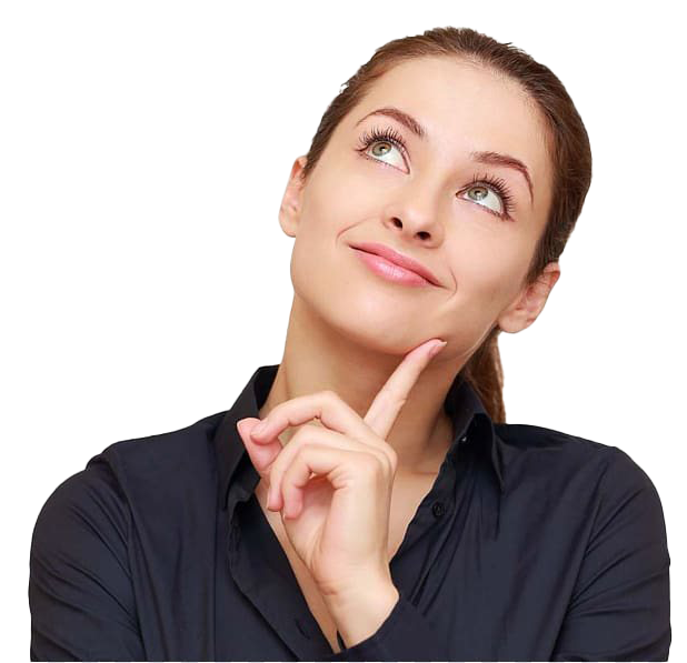 Thinking Woman PNG Images