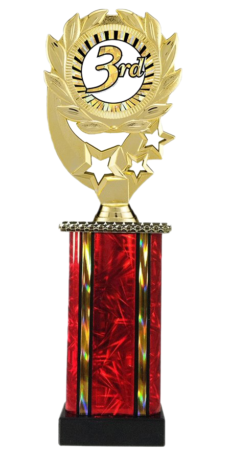 Third Place Trophy PNG HD Image