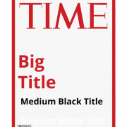 Прозрачная обложка журнала Time Время