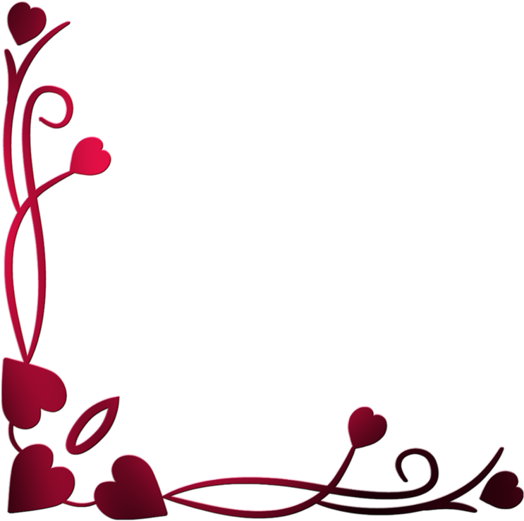Valentines Day Border PNG Clipart