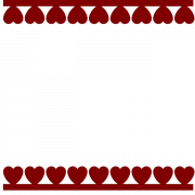 Valentines Day Border PNG File