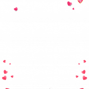 Image PNG de bordure de la Saint-Valentin