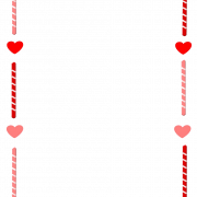 Valentines Day Border PNG Images