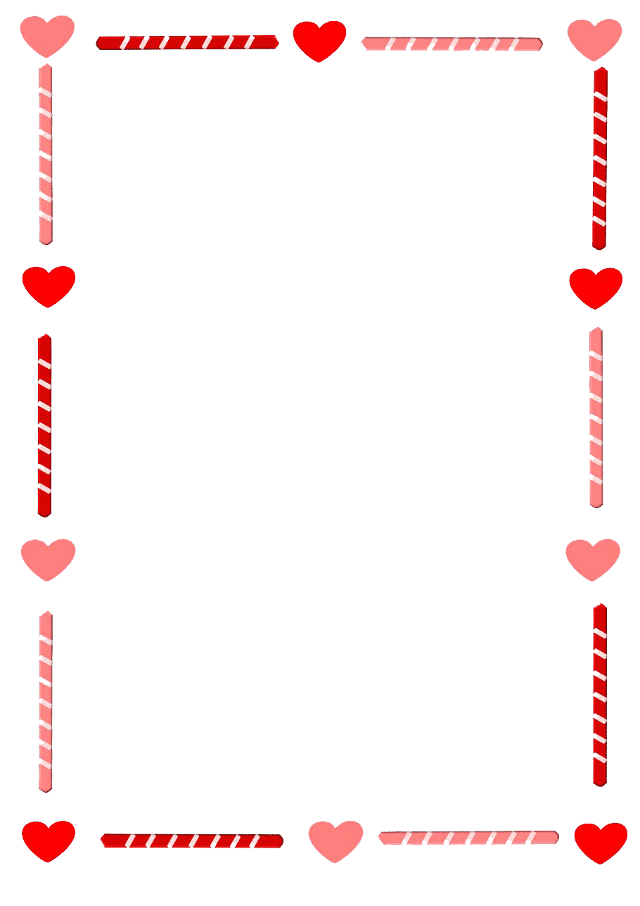 Valentines Day Border PNG Images