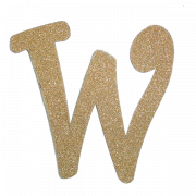 W Letter PNG Images