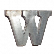 W letter png foto