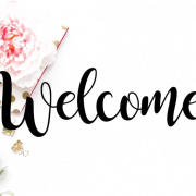Welcome Word PNG Image