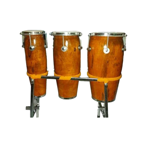 Wooden Bongo Drum PNG High Quality Image