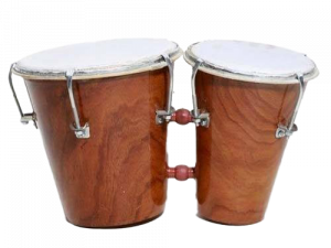 Immagini PNG del tamburo di bongo in legno