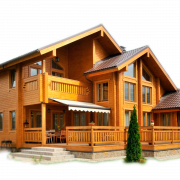 Wooden House PNG Clipart