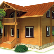 Wooden House PNG Free Download
