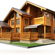 Casa png house in legno