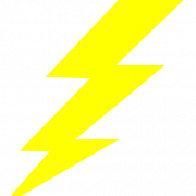 Yellow Thunder PNG Clipart
