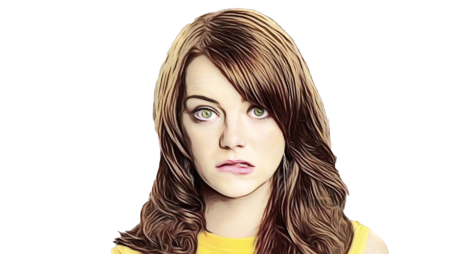 Actress Emma Stone PNG File Download Free