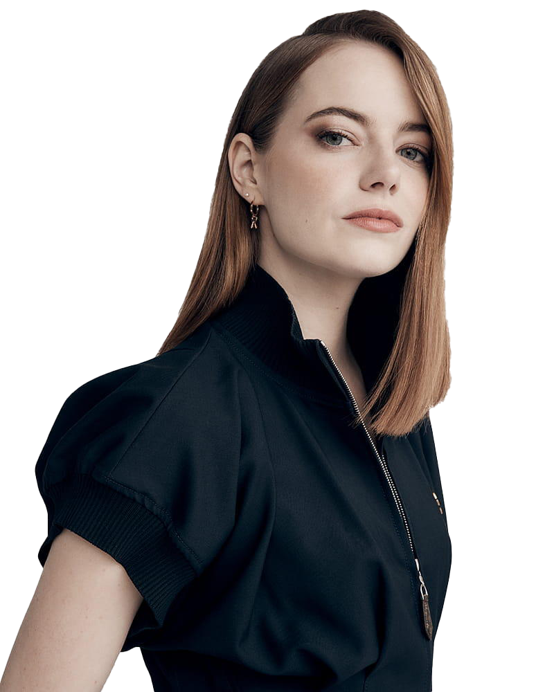 Actress Emma Stone PNG Free Download