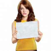 Attrice Emma Stone Png Image HD