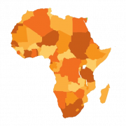 Arquivo PNG do mapa da África