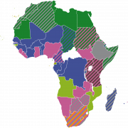 Africa Map PNG Gambar Gratis