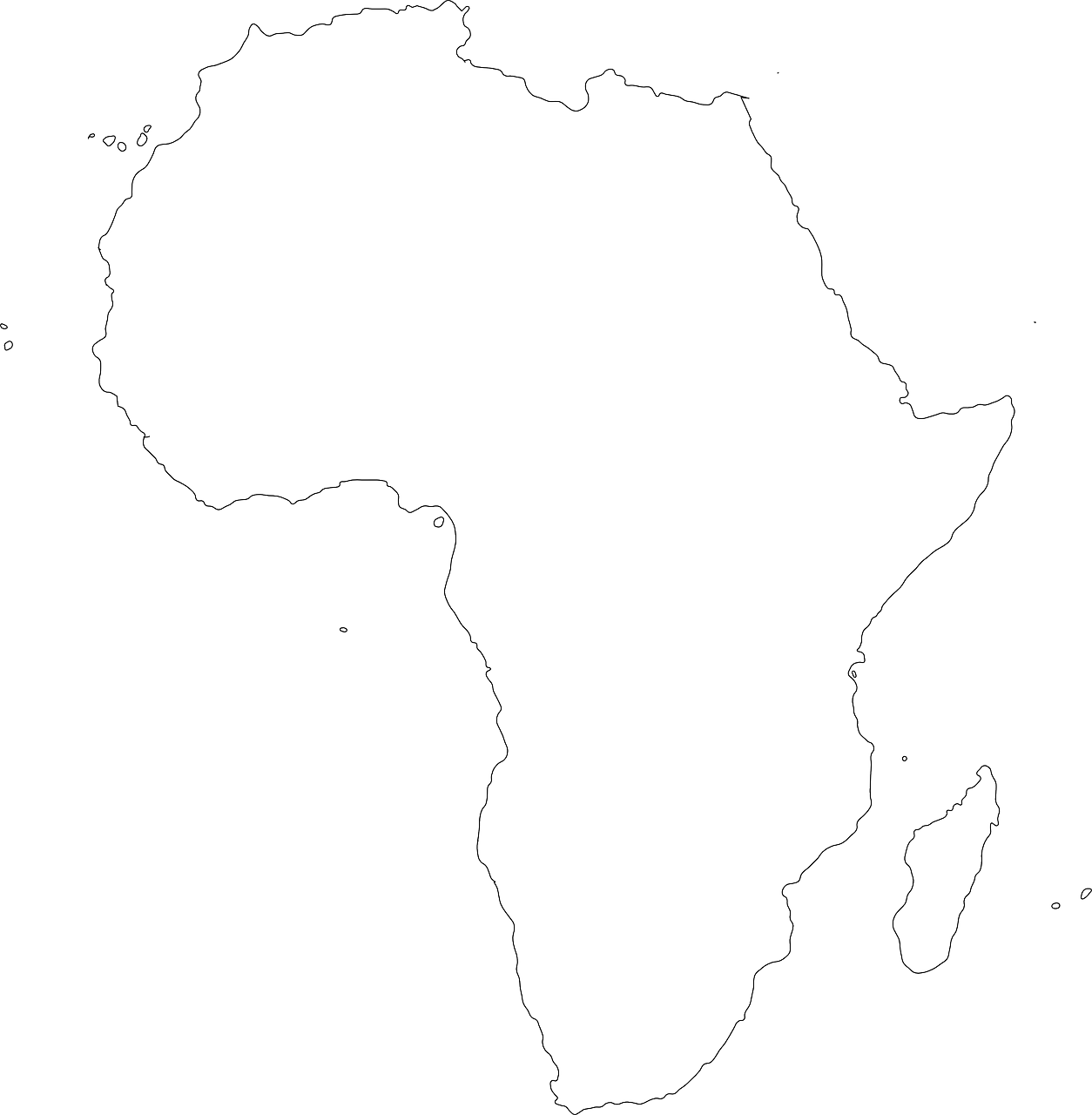 Africa Map PNG HD Image
