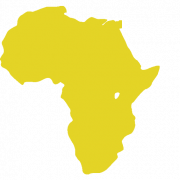 Mapa da África png de alta qualidade