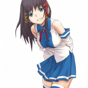Anime Girl PNG File immagine