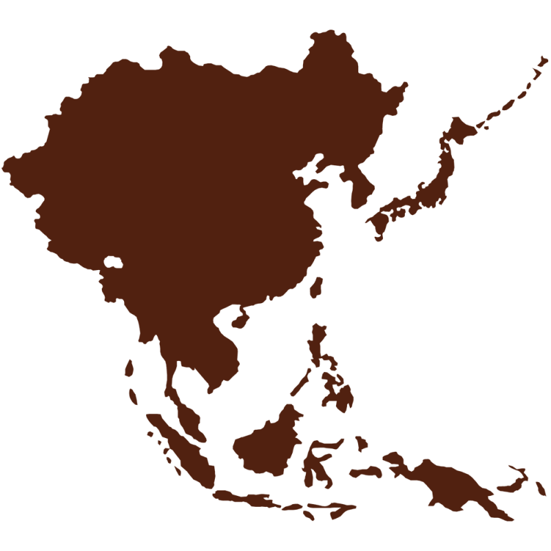 Asia Map PNG File