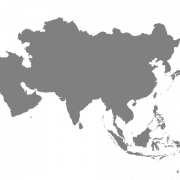 Asia Map Transparent