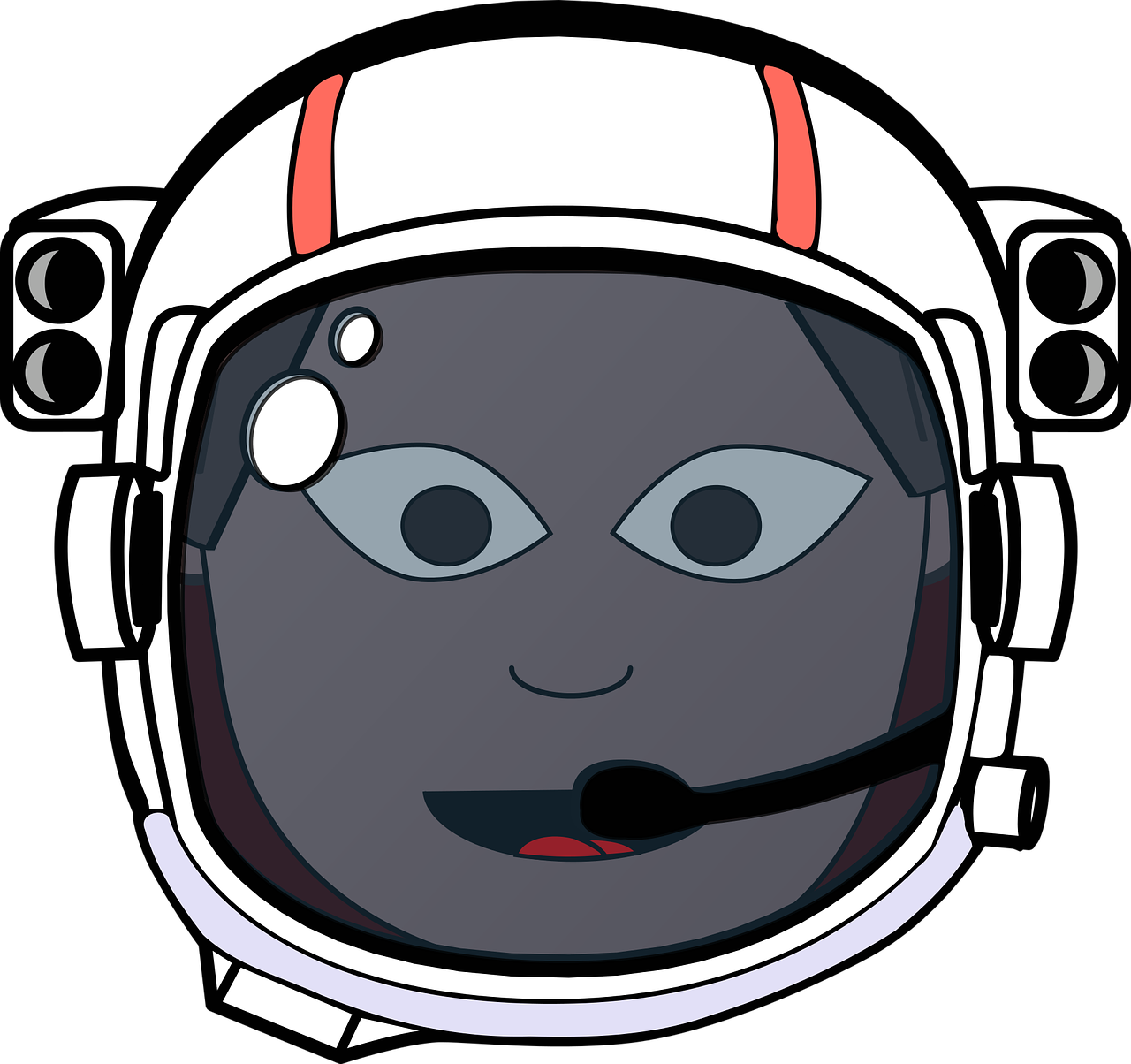 Astronaut Helmet PNG Image File