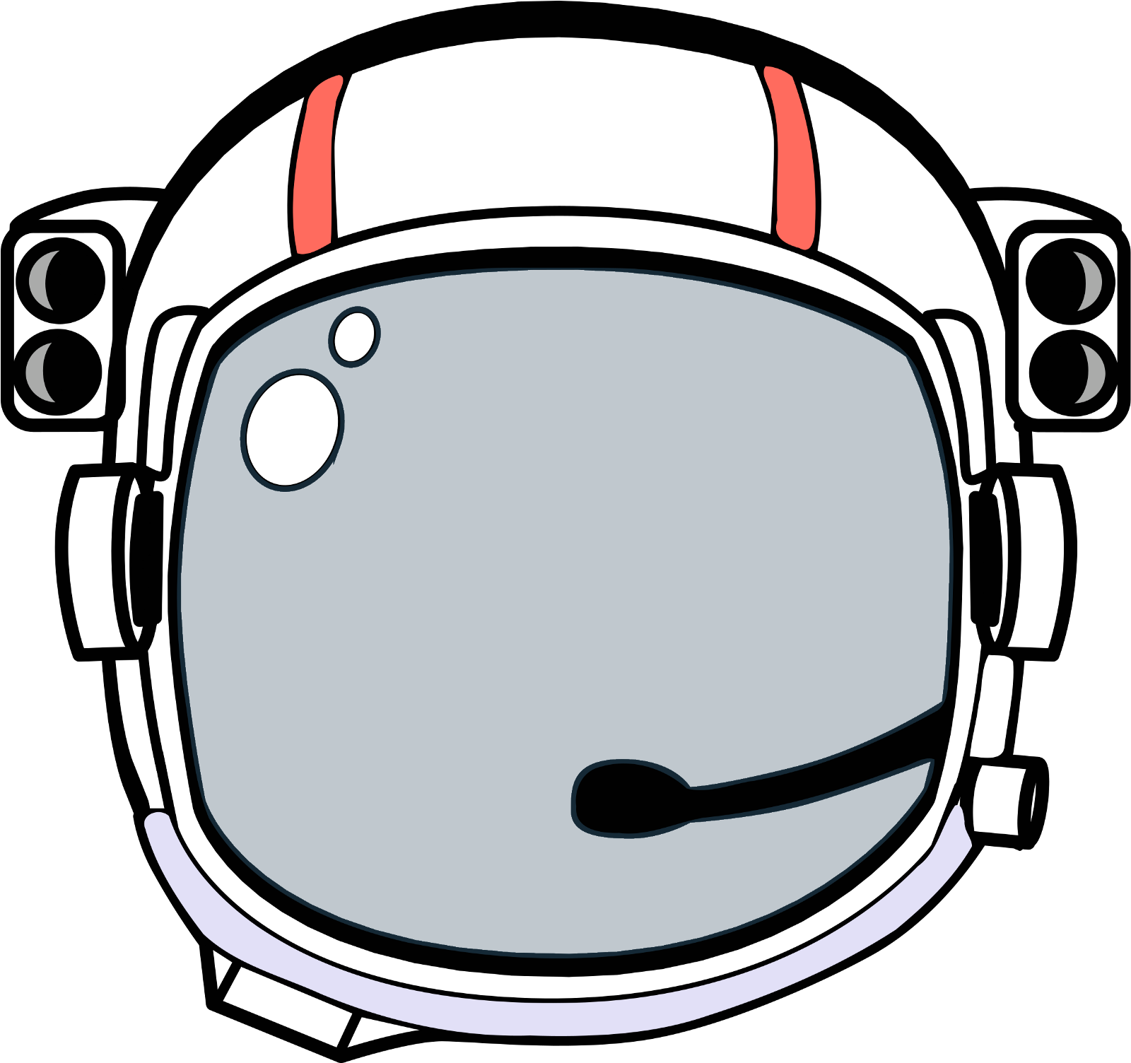 Astronaut Helmet PNG Pic