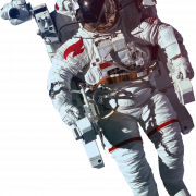 Espacio de astronauta transparente