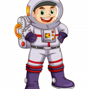 Vettore astronauta
