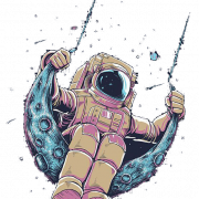 Vektor astronot PNG