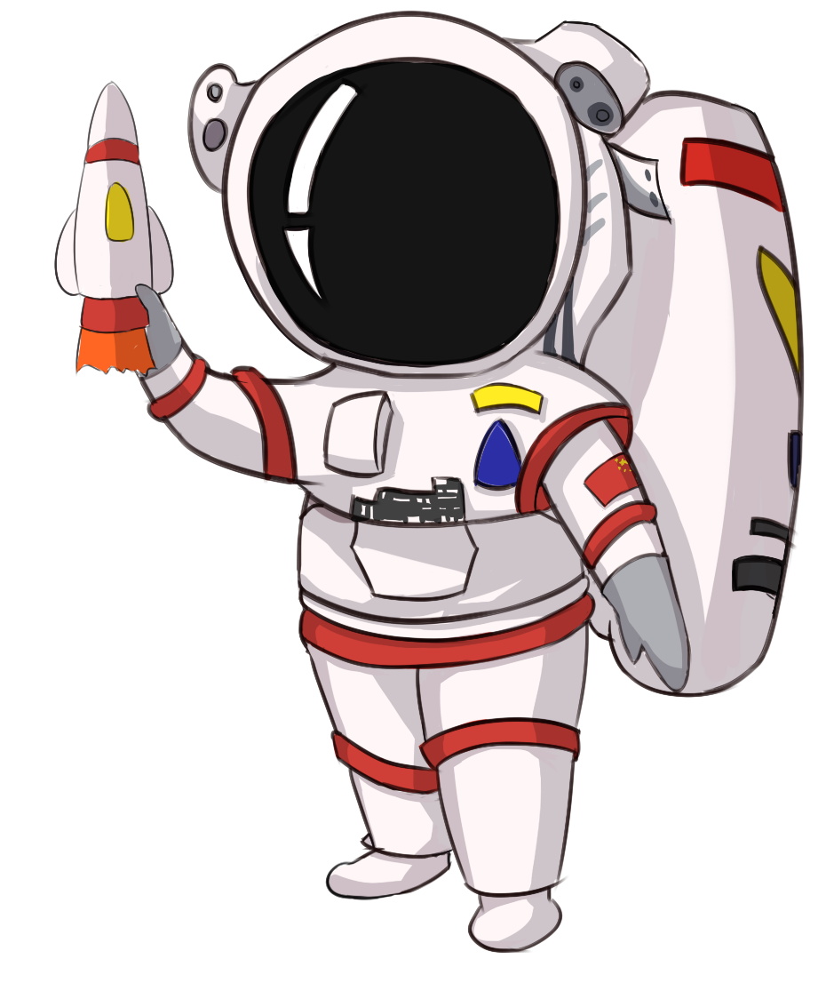 Astronaut Vector PNG Clipart
