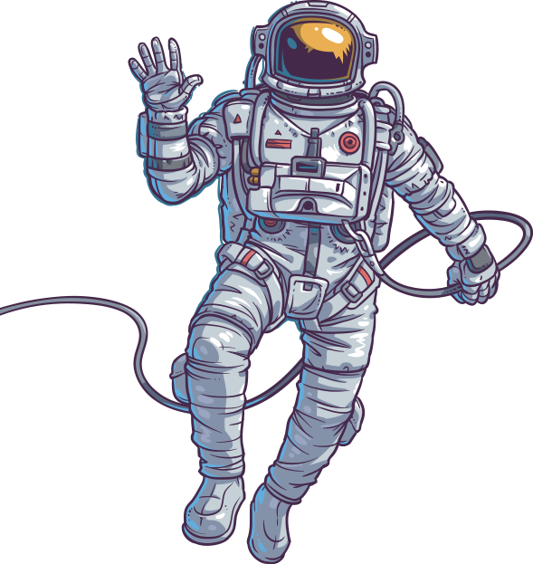 Astronaut Vector Transparent